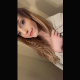 A pretty blonde girl records herself taking a painfully wide, hard, chunky shit from a rear perspective while bending over in front of a toilet. Presented in 720P vertical HD format. Over half a minute.